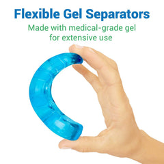 VIVEsole gel suave para dedos, acolchado cómodo entre los dedos.