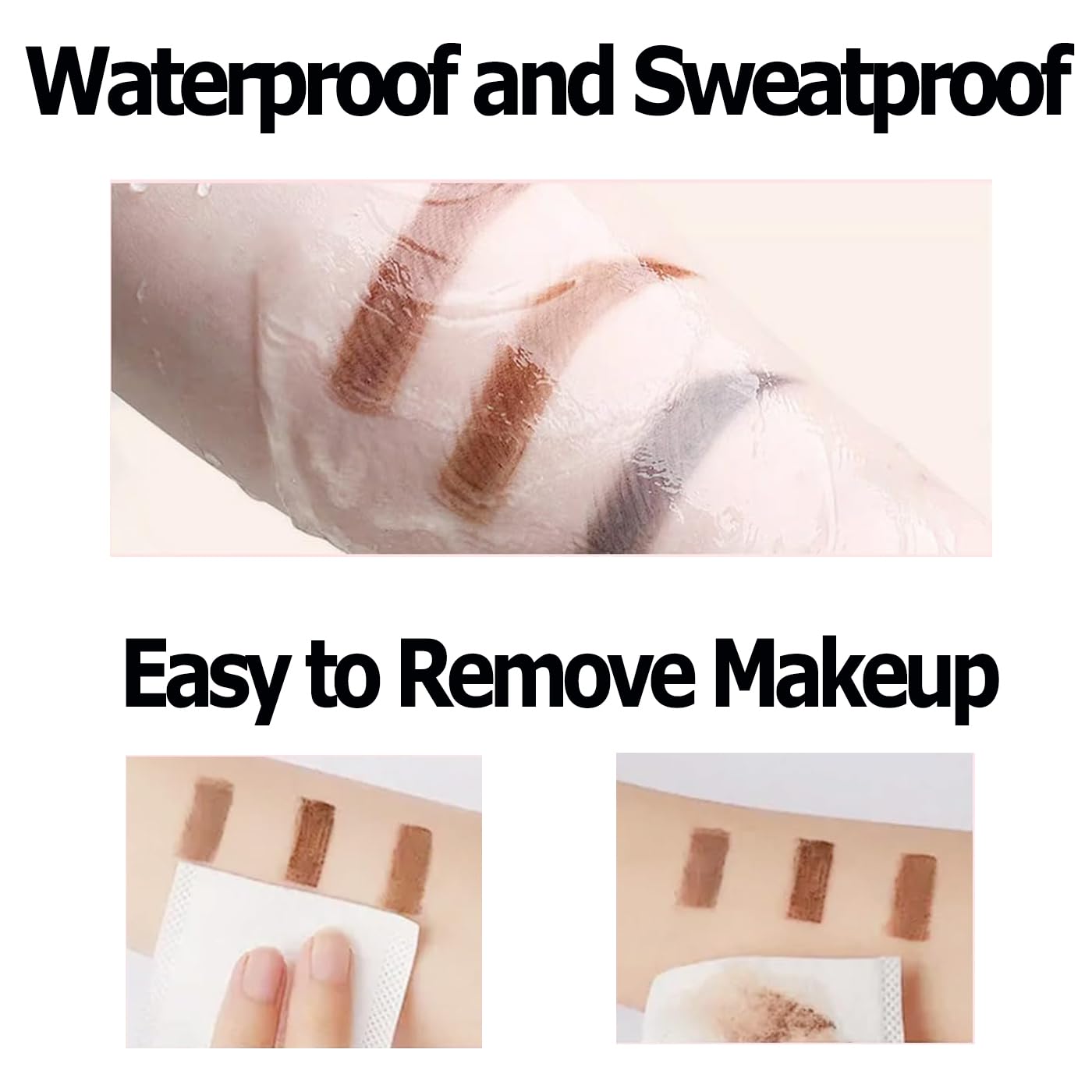 VKSpoa aplicador cejas, brocha para aplicación uniforme.
