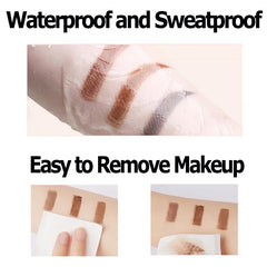 VKSpoa aplicador cejas, brocha para aplicación uniforme.