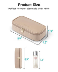 Vlando bolsa maquillaje de viaje, apertura 180 grados para retoques rápidos.