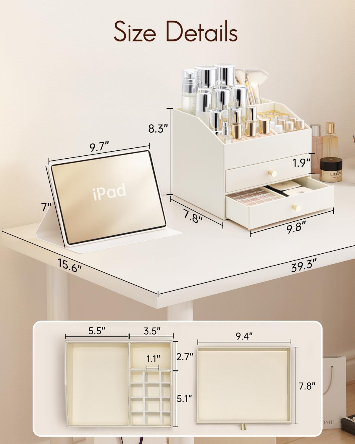 Design chic beige de Vlando s’intégrant au décor