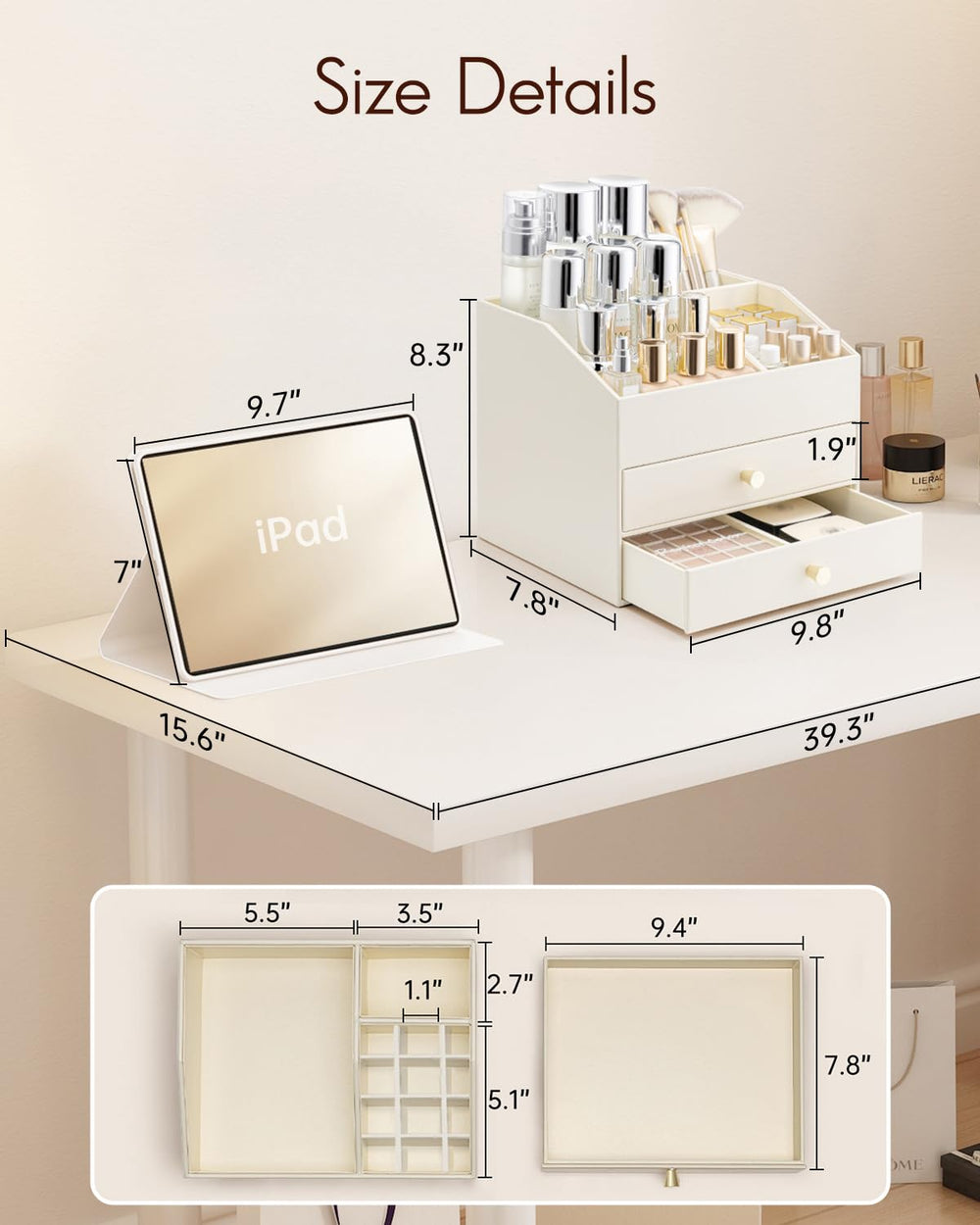 Design chic beige de Vlando s’intégrant au décor