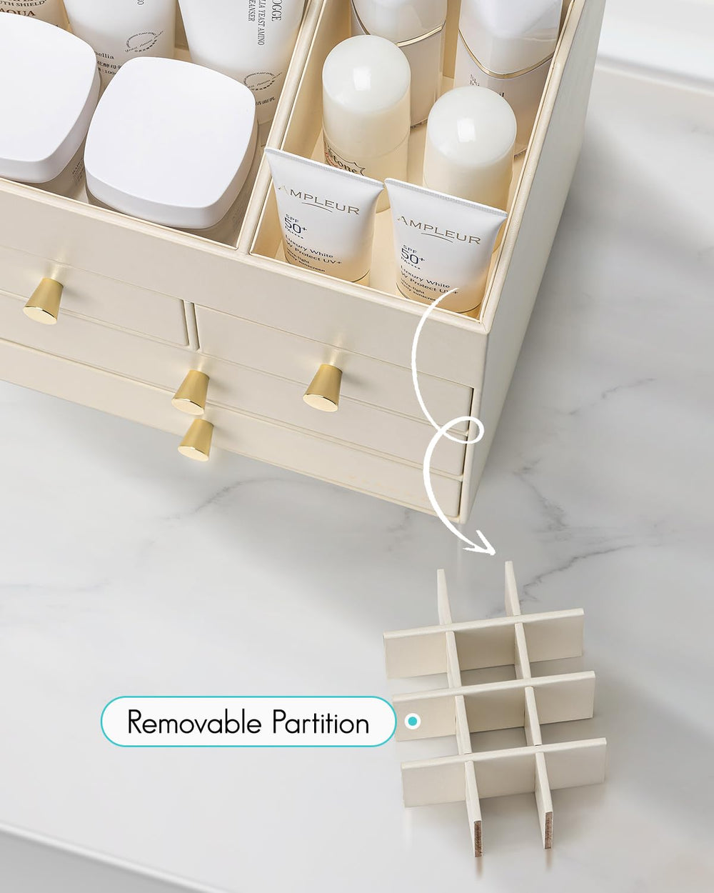 Ideal para blogueras de belleza y maquilladores que buscan organización.