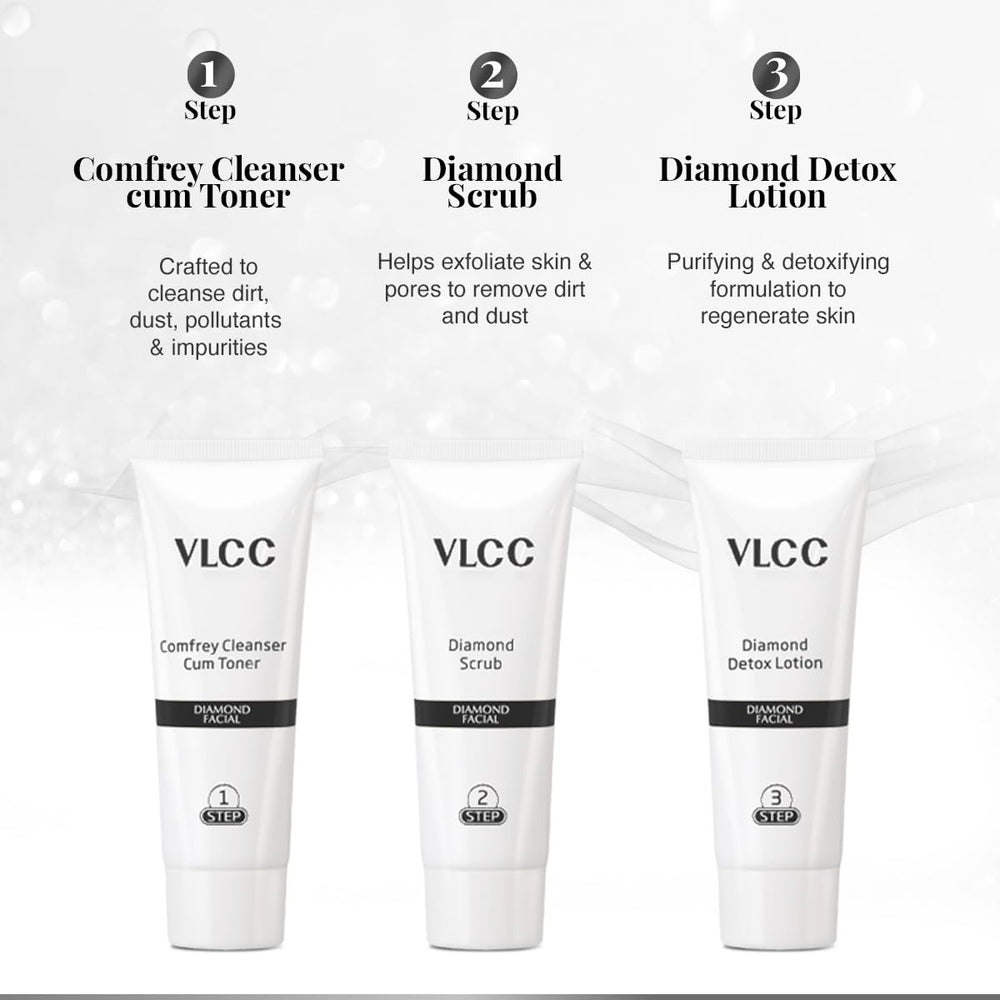 VLCC Diamond Facial Kit envase de 60 g para uso único