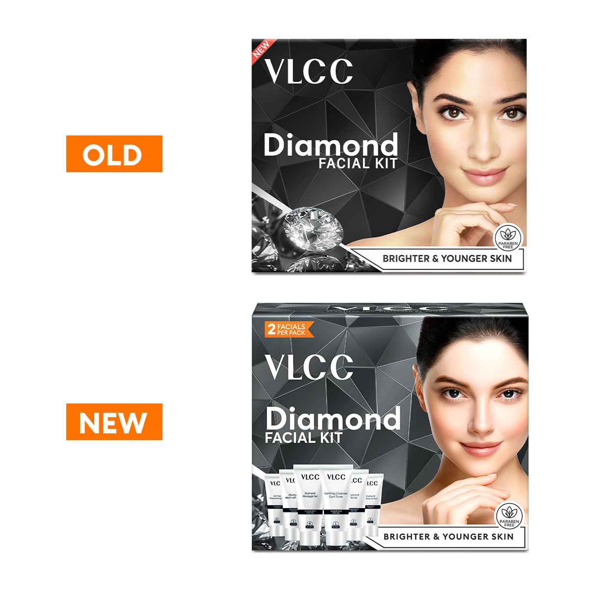 VLCC Diamond Facial Kit exfoliante para pulir la textura de la piel
