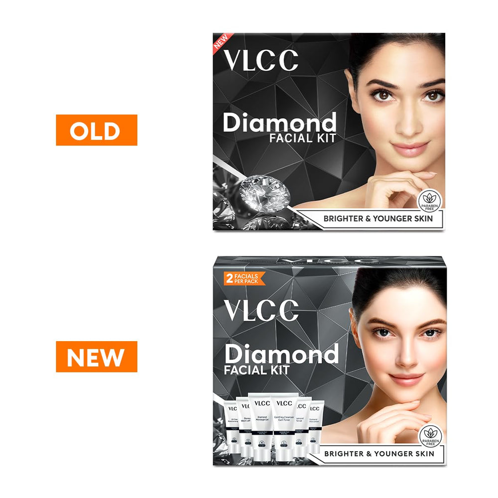 VLCC Diamond Facial Kit exfoliante para pulir la textura de la piel