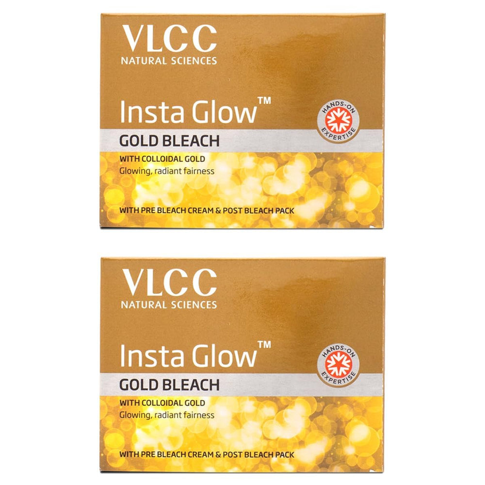 VLCC Insta Gold Bleach embalaje compacto para viaje