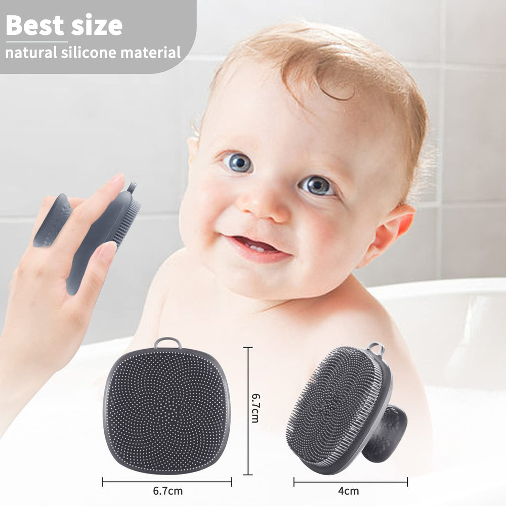 VWMYQ cepillo facial con agujero para colgar, secado rápido.