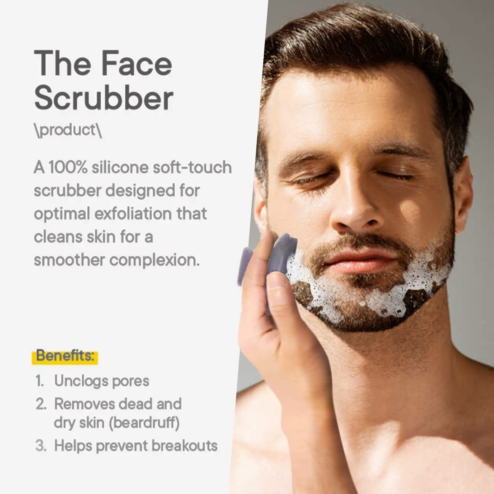 VWMYQ cepillo facial uso diario, rostro limpio y renovado.