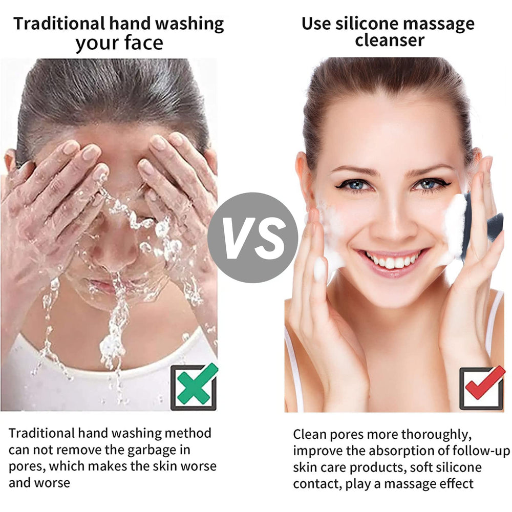 VWMYQ cepillo facial viaje compacto, ideal para viajes.