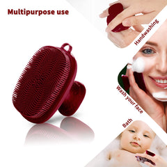 VWMYQ mango ergonómico para un agarre estable durante la limpieza facial.