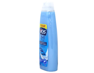 VO5 2 en 1 pack 6 botellas en presentación conveniente