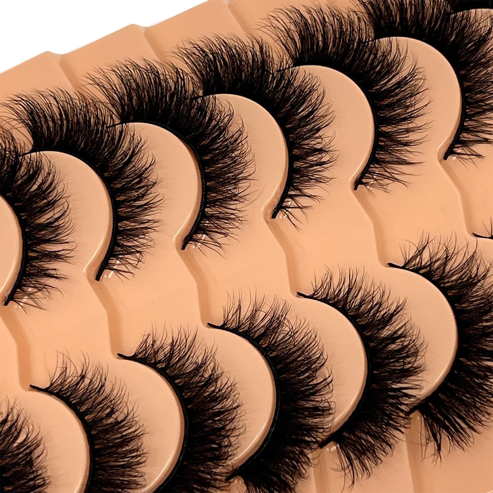 VOCOAK banda de algodón flexible que cuida las pestañas naturales