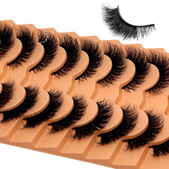 VOCOAK pestañas con curva C y longitud cercana a 16 mm