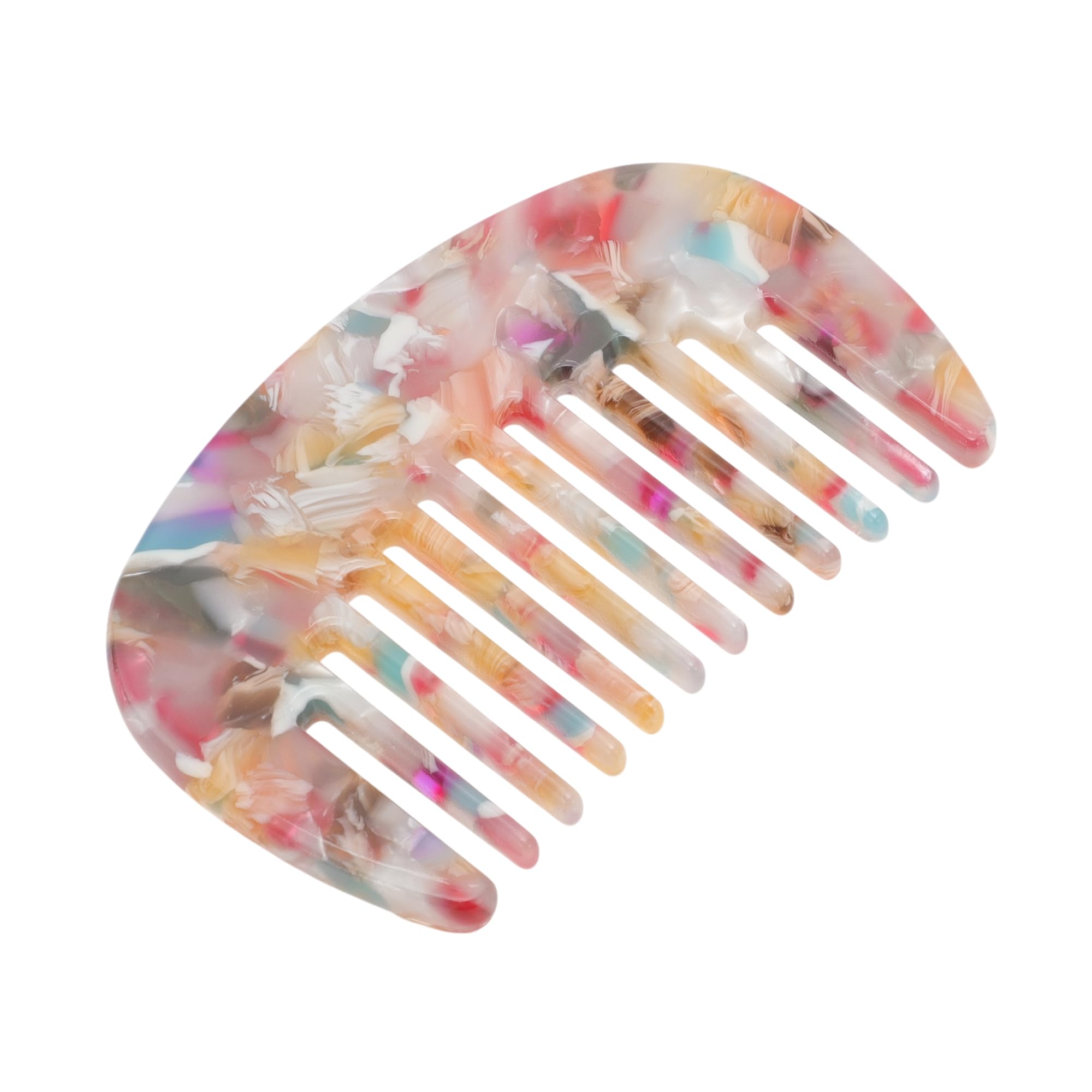 VOCOSTE peine dientes grandes para bolso, desenreda cabello grueso en cualquier lugar.