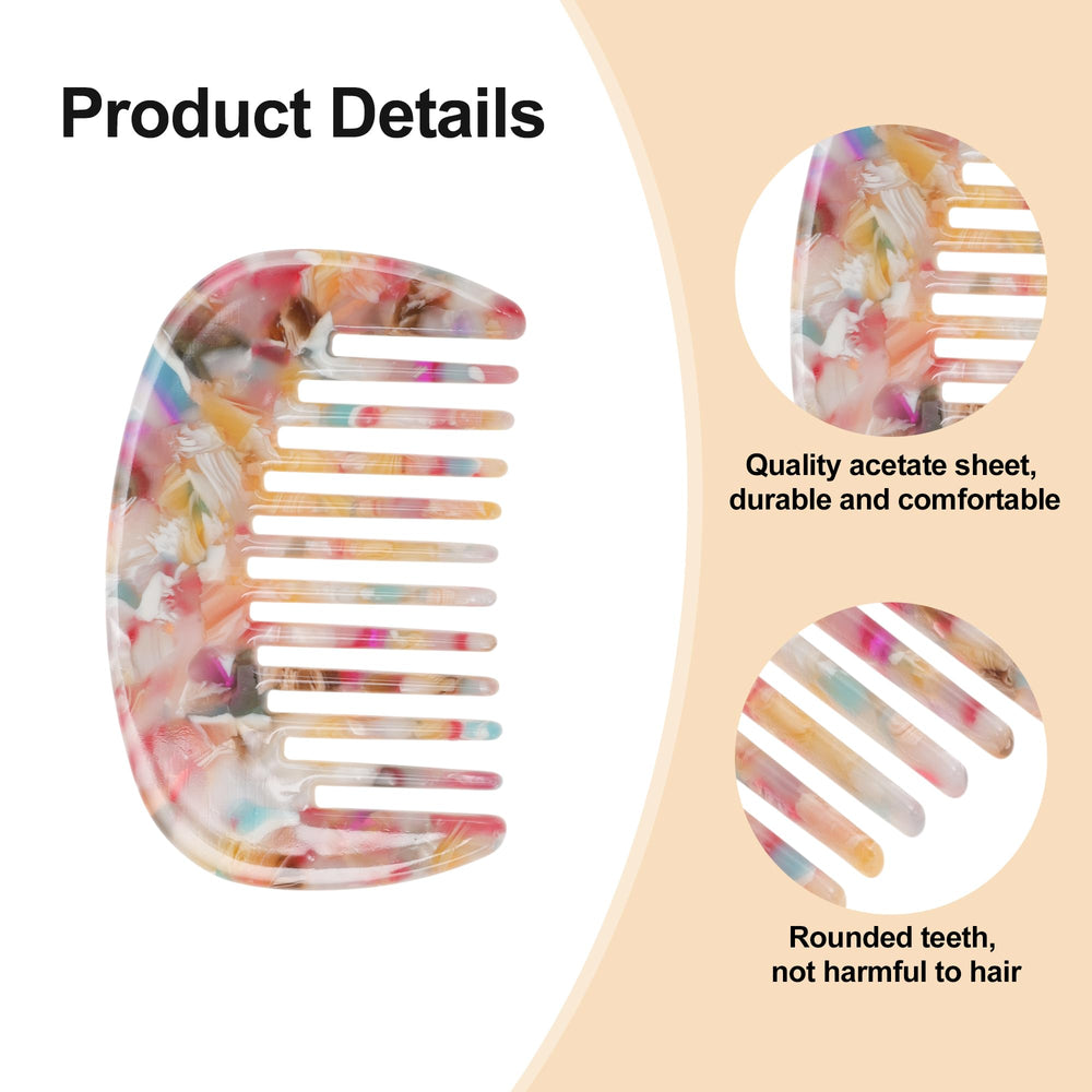 VOCOSTE peine dientes grandes para cabello rizado, desenreda con suavidad.