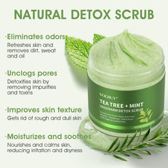 VOERUY Aplicación del detox para axilas con aroma a menta y árbol de té.