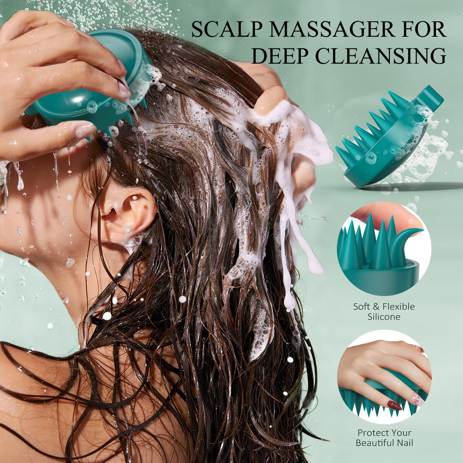 VOERUY formato 2 en 1 para exfoliar y cuidar el cabello en casa.