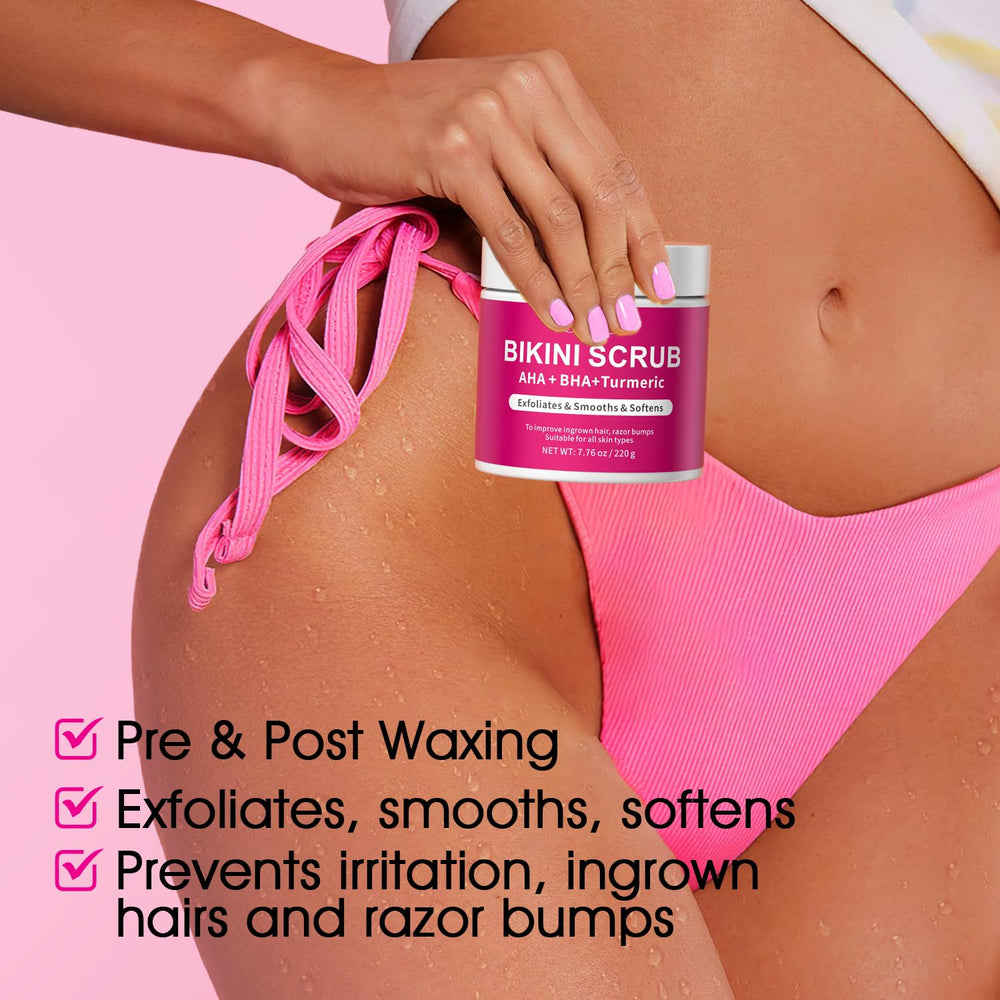 VOERUY exfoliante con textura pulverizada y aplicación precisa.