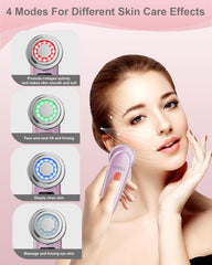 VOFEL Masseur Visage 4 en 1, Lumiere rouge: stimulation peut favoriser une apparence plus lisse