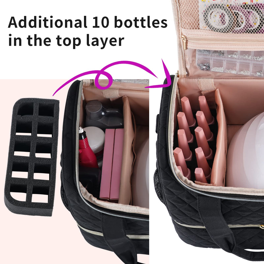 VOFIpremiAm compartimento superior para secador de uñas, solución compacta.