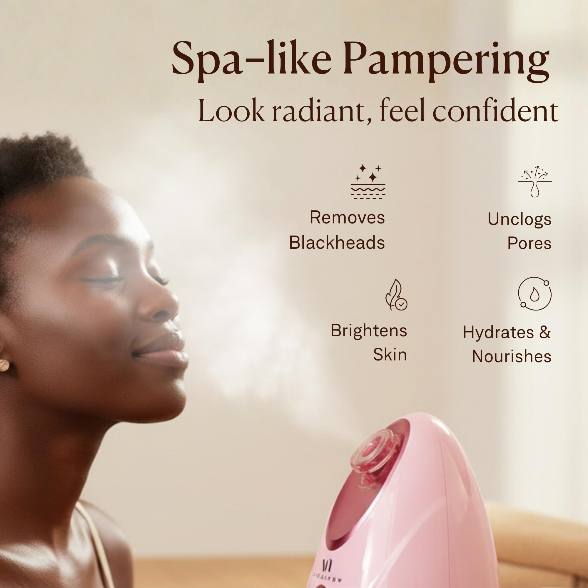 VogueNow cepillo facial sónico para limpieza profunda y suave
