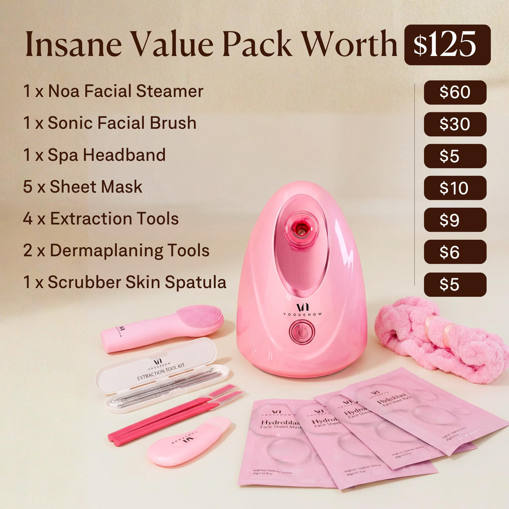 VogueNow humidificador facial con tiras de aceites para un ambiente relajante