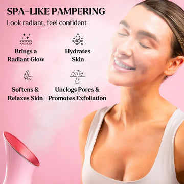 VogueNow toallas calientes ofrecen confort durante el cuidado facial
