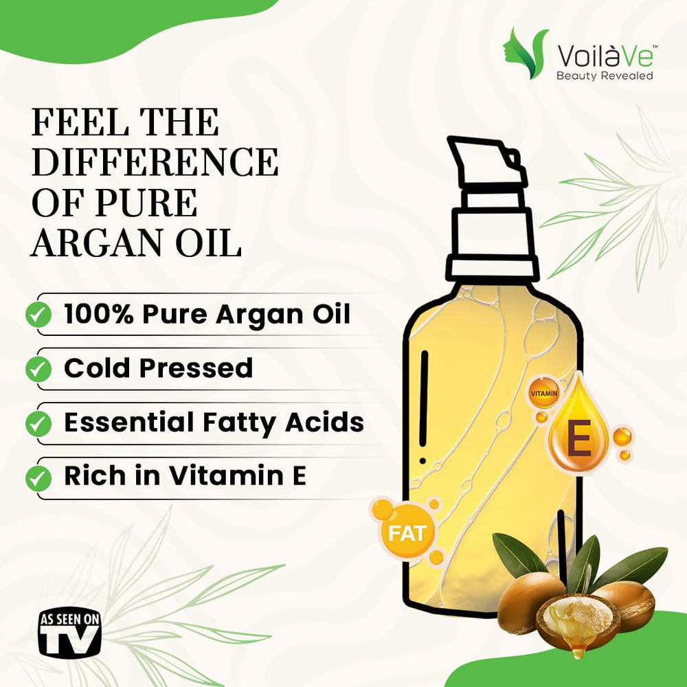 VoilaVe Aceite de Argán para uñas más fuertes y suavidad.