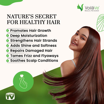 VoilaVe Aceite de Argán para crecimiento natural del cabello.