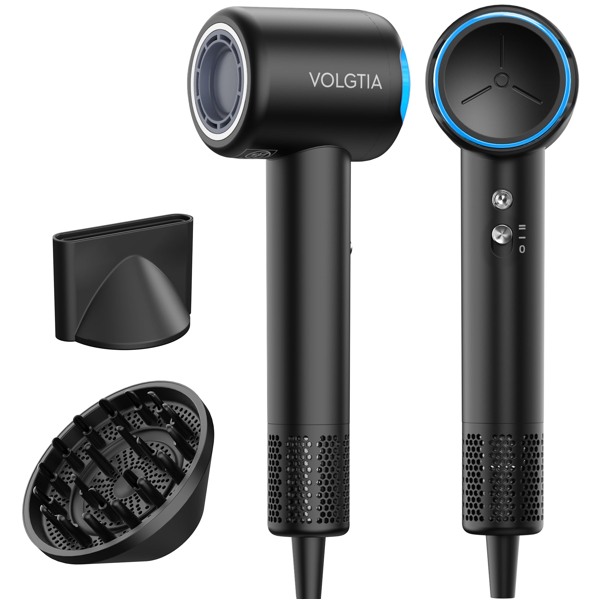 Volgtia secador con motor 110000 rpm para secado rápido y eficiente.