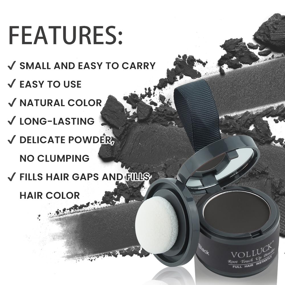 VOLLUCK cobertura natural para hombres y mujeres, uso versátil.