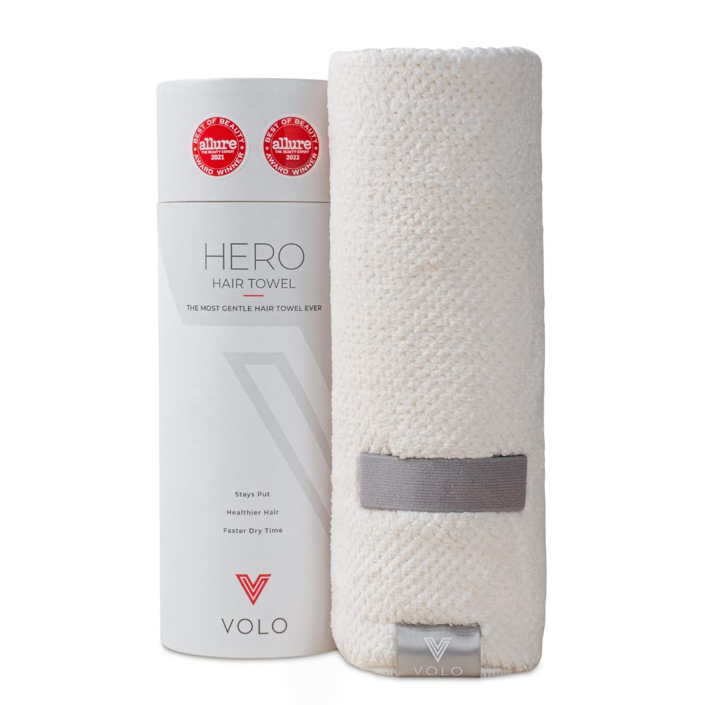 VOLO Hero Toalla Nanoweave absorbe agua y acelera el secado del cabello