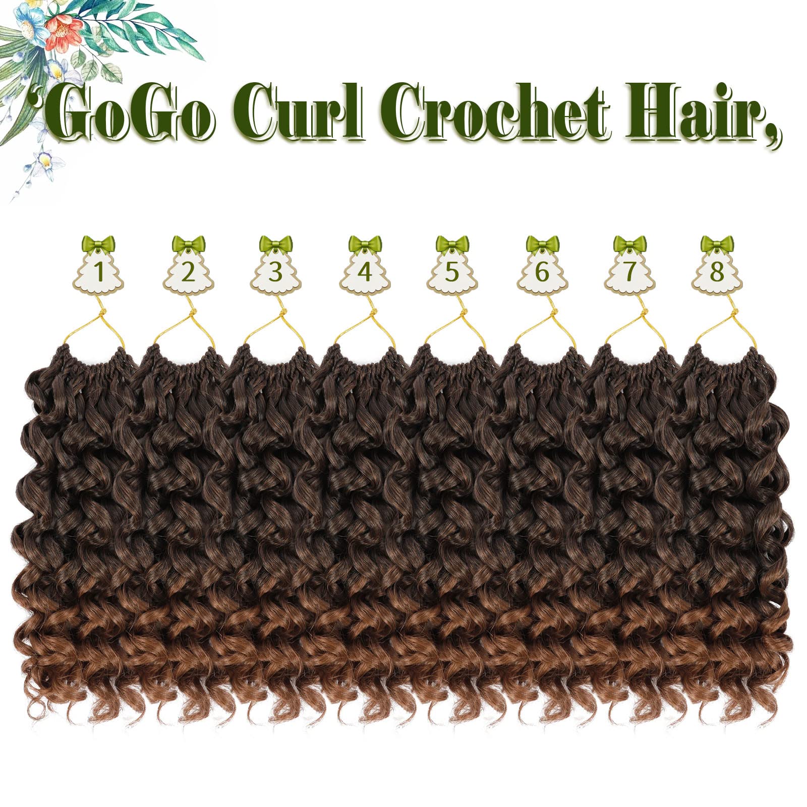 Vomella GoGo Curl ondas definidas 12 pulgadas para mayor volumen.