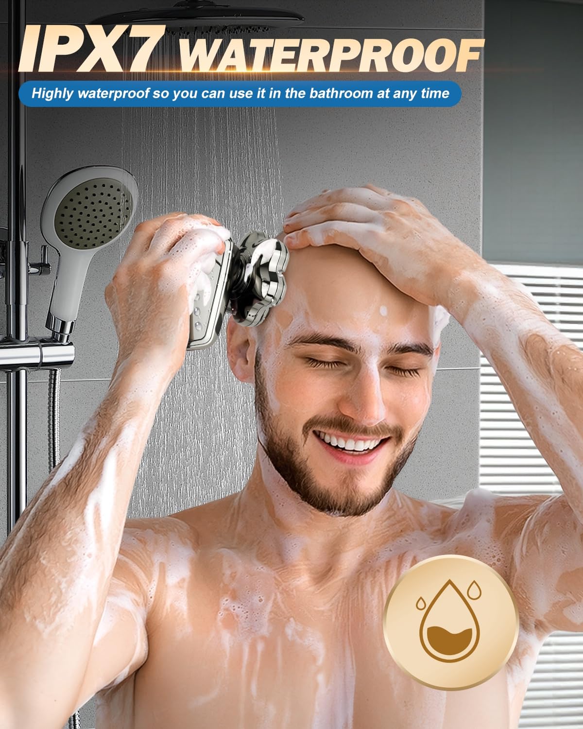 Uso en ducha con Voph para una limpieza rápida.