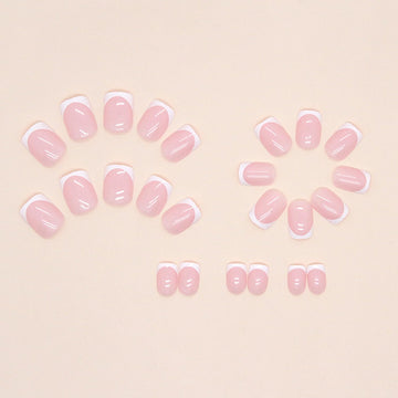 Uñas postizas Vopintpy para manicura casera rápida con brillo