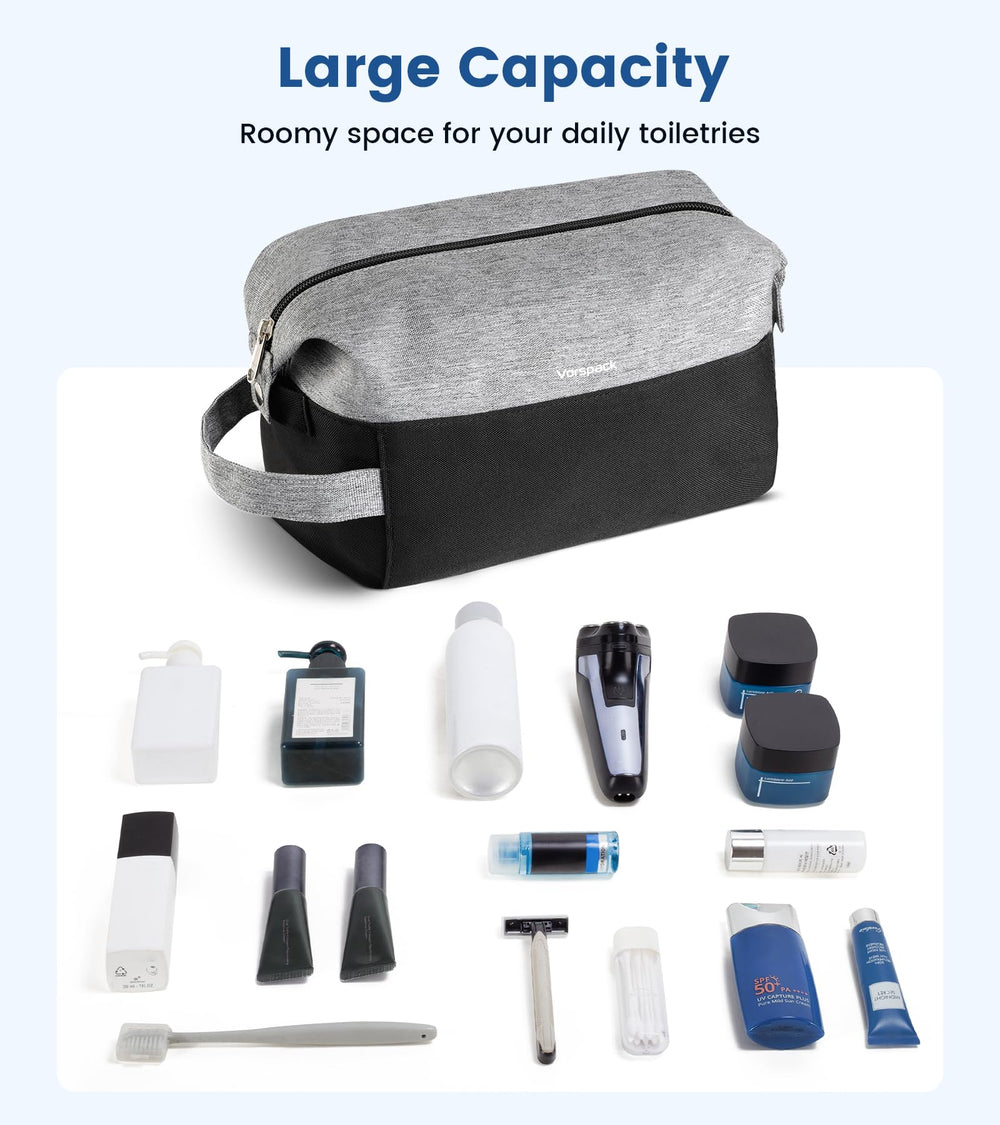 Vorspack bolsa de higiene para viaje, cierre deslizante suave para uso diario.