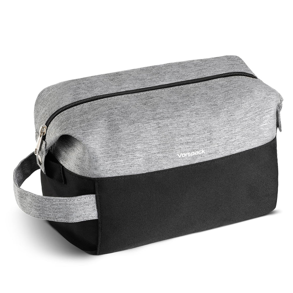Vorspack bolsa de higiene para viaje, vista frontal, ligera y organizada.
