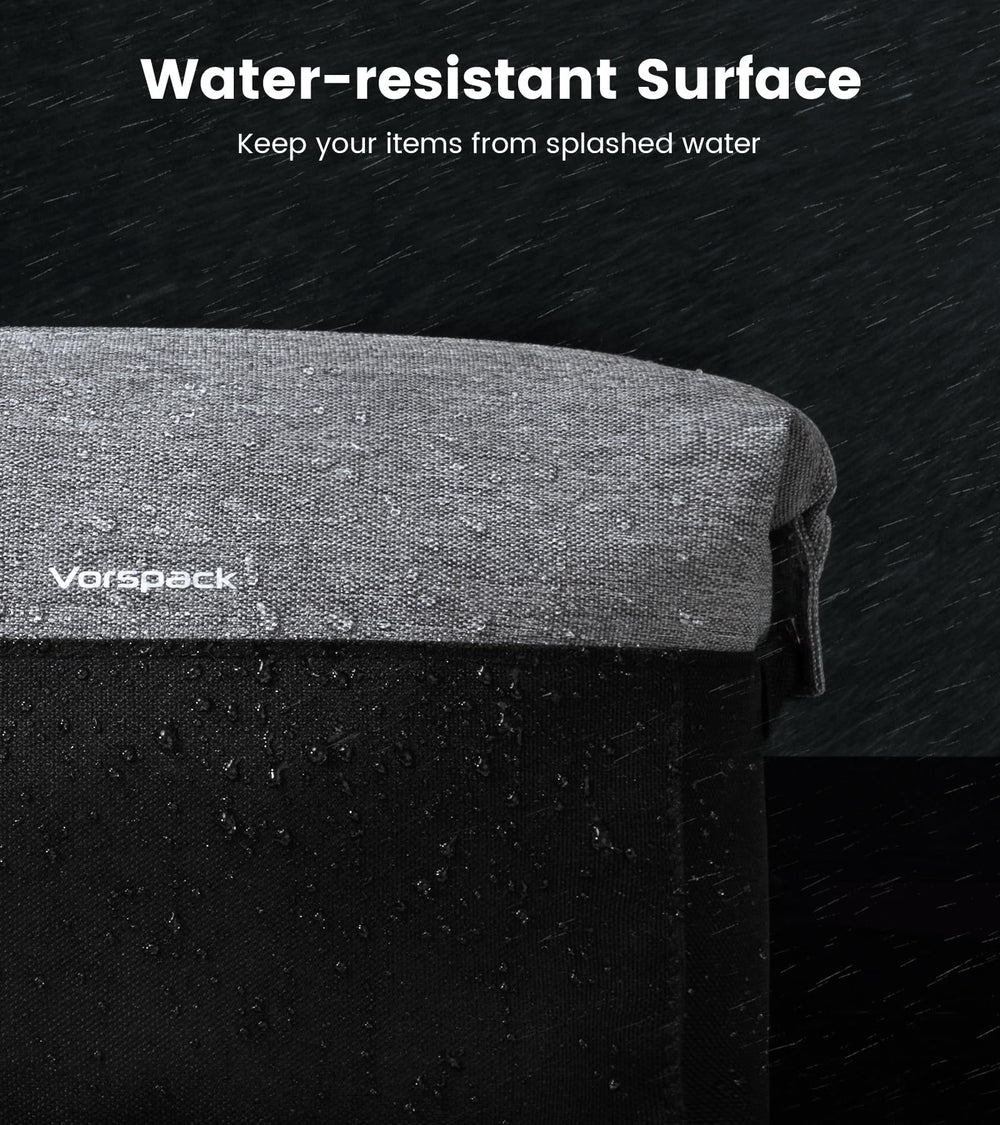 Vorspack bolsa de higiene para viaje, superficie resistente al agua protege contenidos.