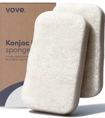 Vove Konjac esponja para cuerpo: exfoliación suave para piel sensible.