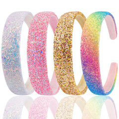 Diadema Vovii brillante con lentejuelas, ideal para fiestas infantiles
