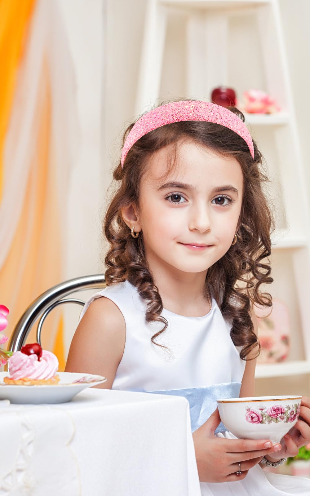 Diadema Vovii para fiestas y sesiones de fotos con brillo