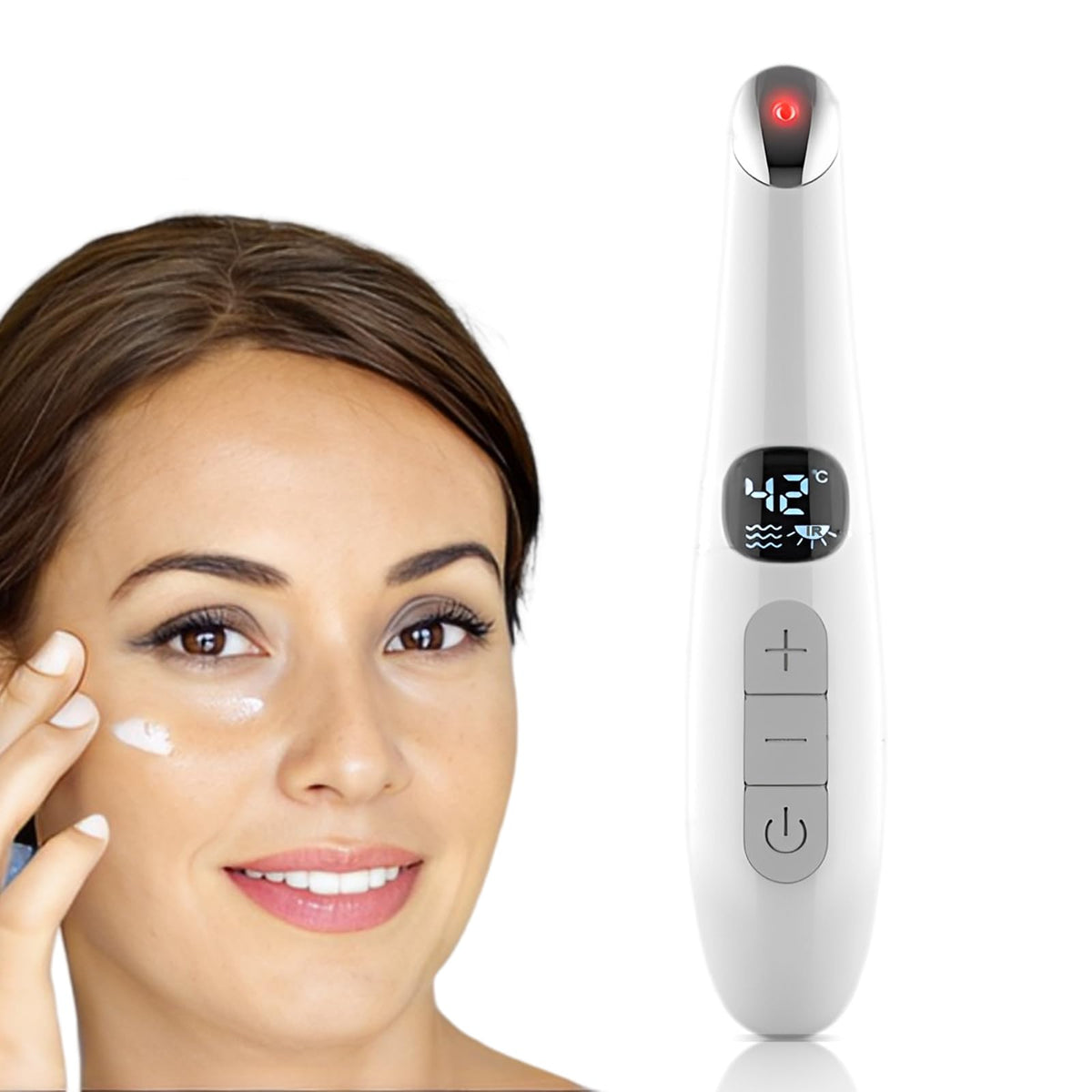 Varita Vowleike para elevación ocular 3 en 1 con luz roja, cuidado facial.