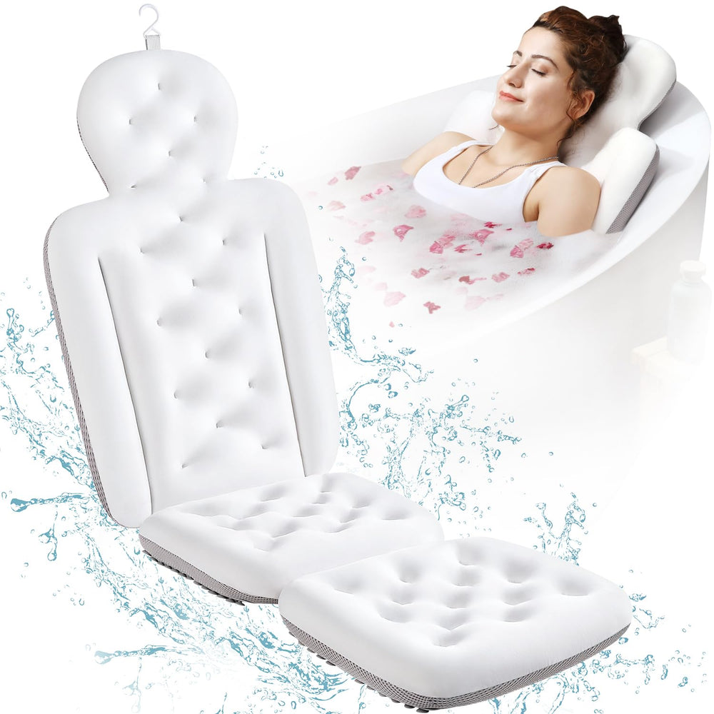 VOXOR almohada de baño 51x16, confort total para cuello y espalda.