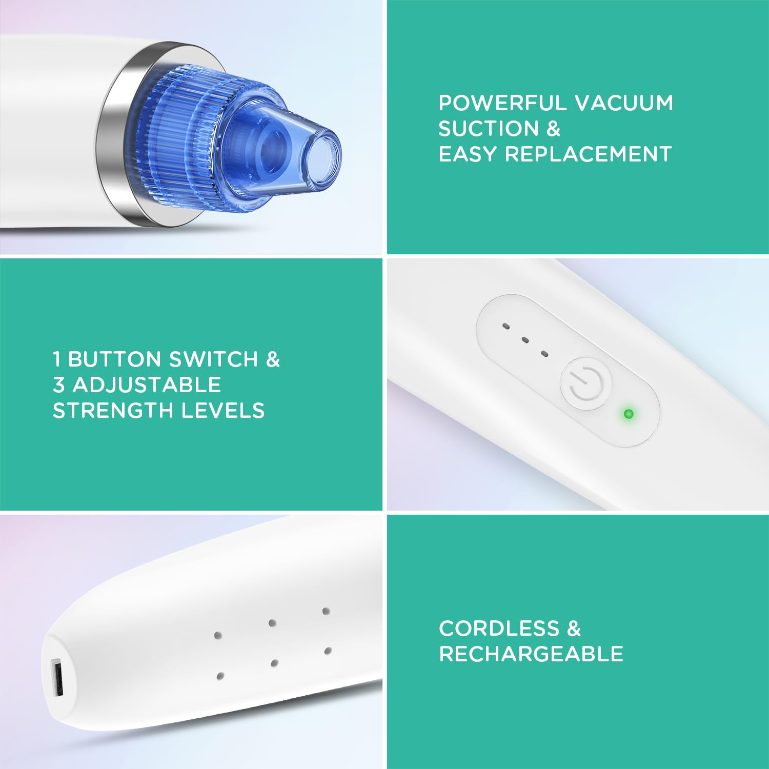 VOYOR Batería recargable de 600 mAh para sesiones sin cables.