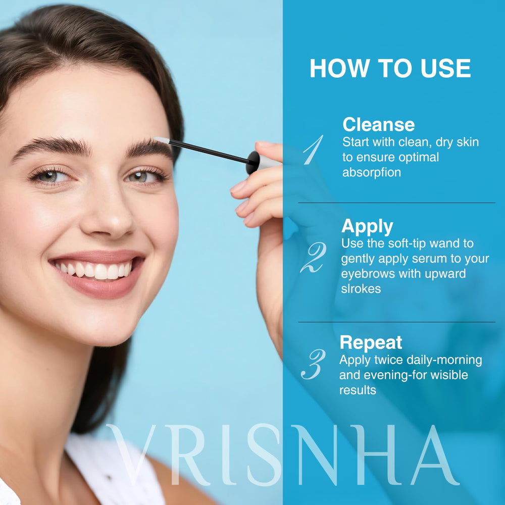 VRISNHA serum cejas: formato portátil para bolso