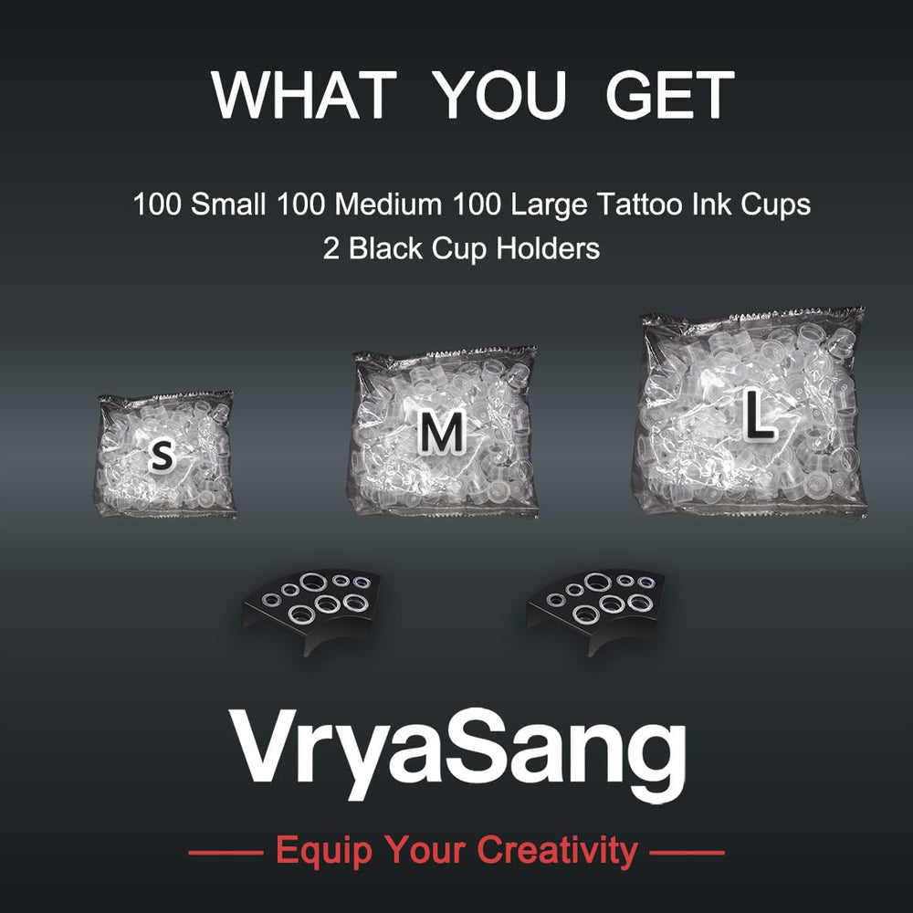 VryaSang copas grandes de tinta 15 mm para mezclas estables.