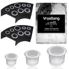VryaSang kit completo con dos porta-tapas para organización.