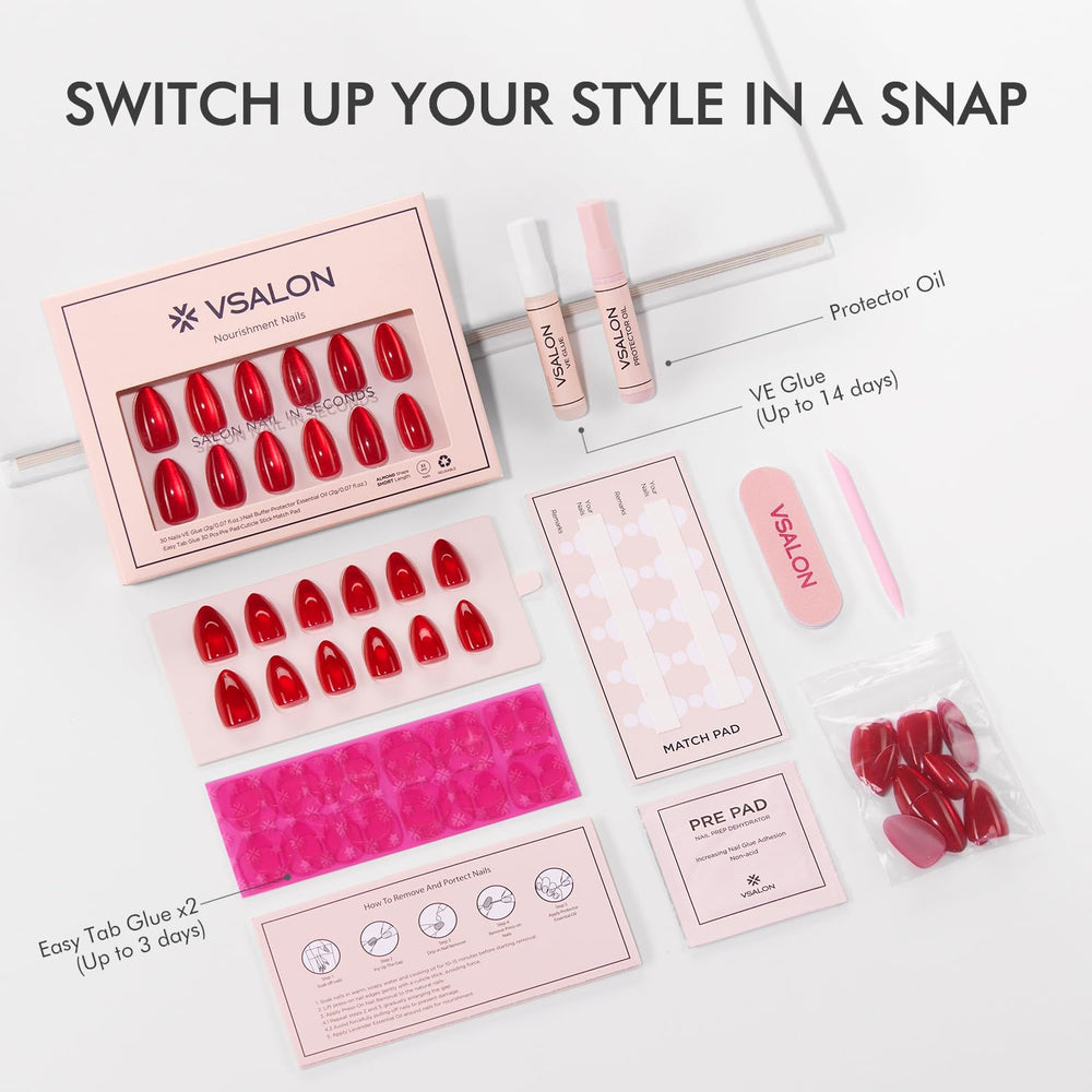 VSALON Unas: kit de 32 piezas para manicura completa