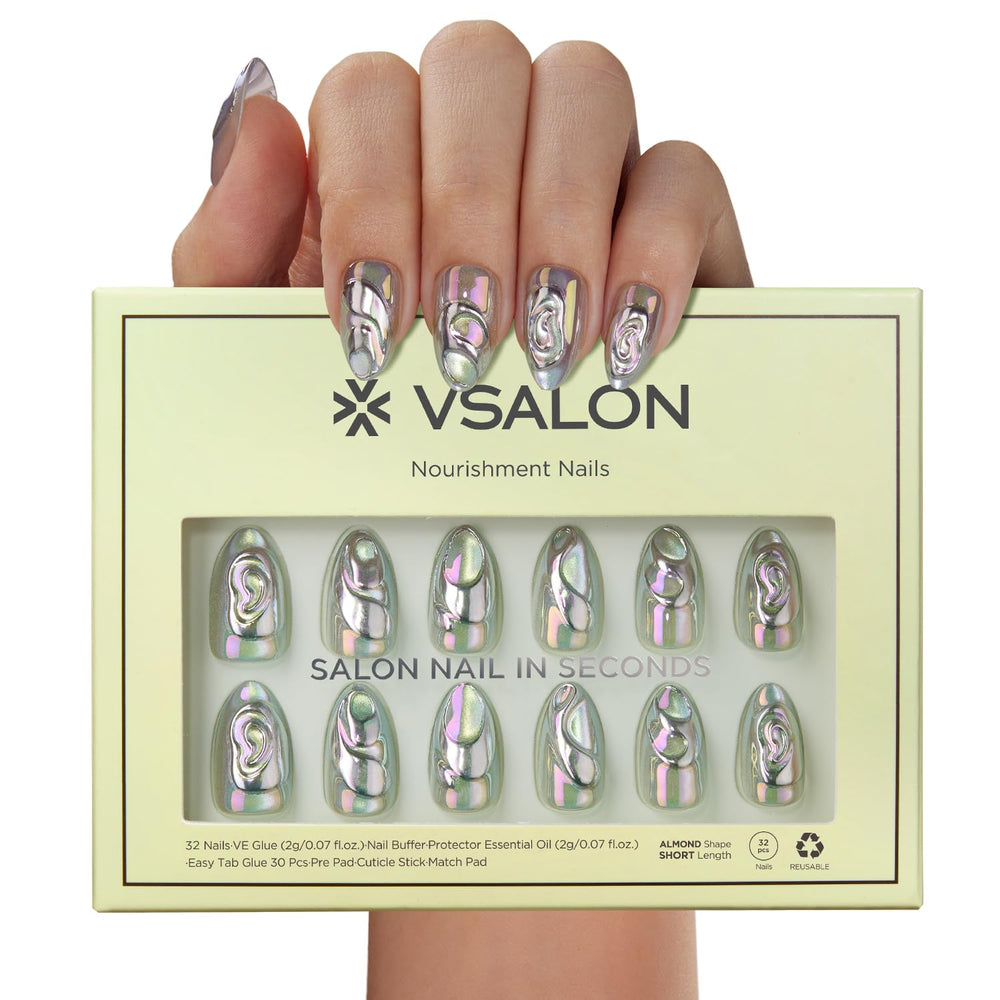 VSALON kit 32 piezas con 16 tallas para versatilidad de looks